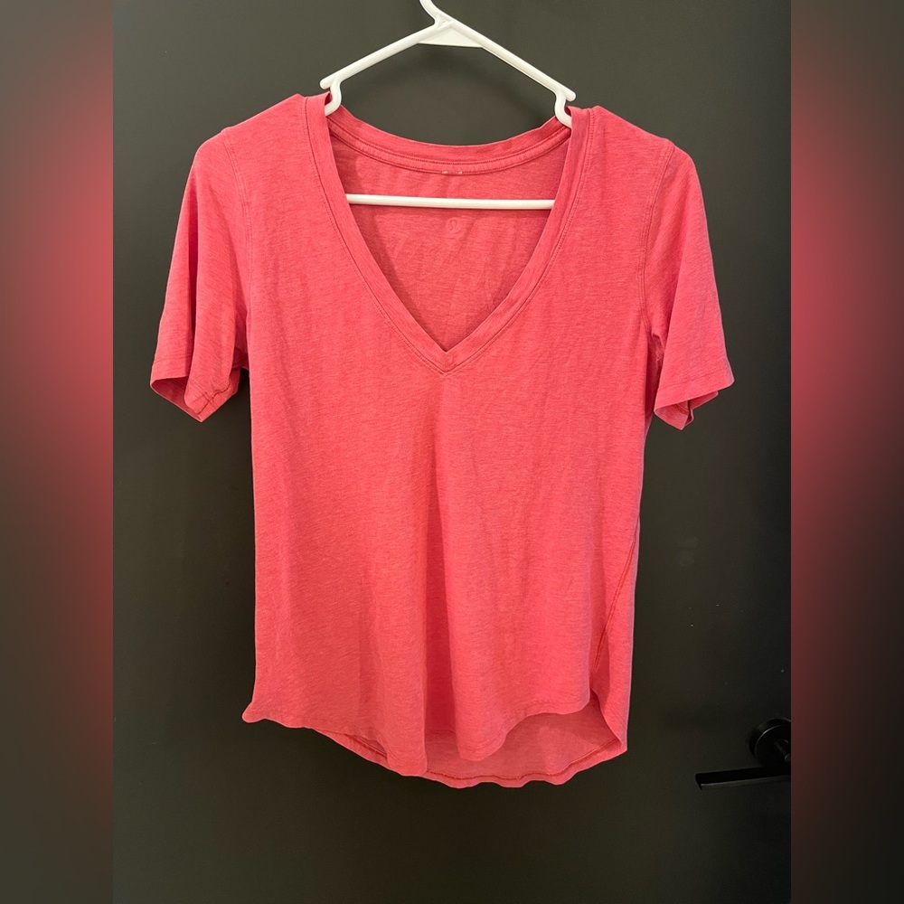 Pink Lululemon T-Shirt